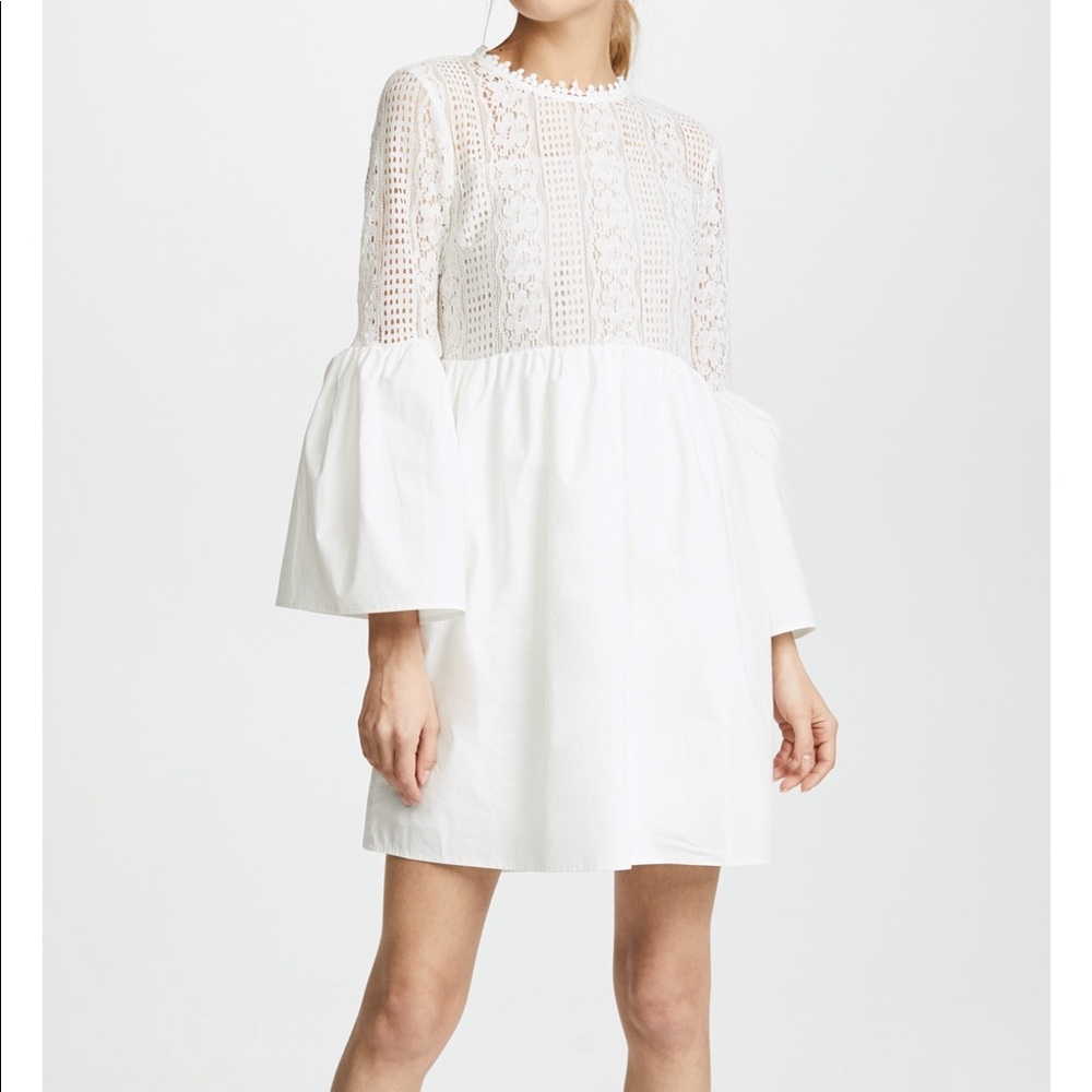 Endless rose lace white mini dress xs